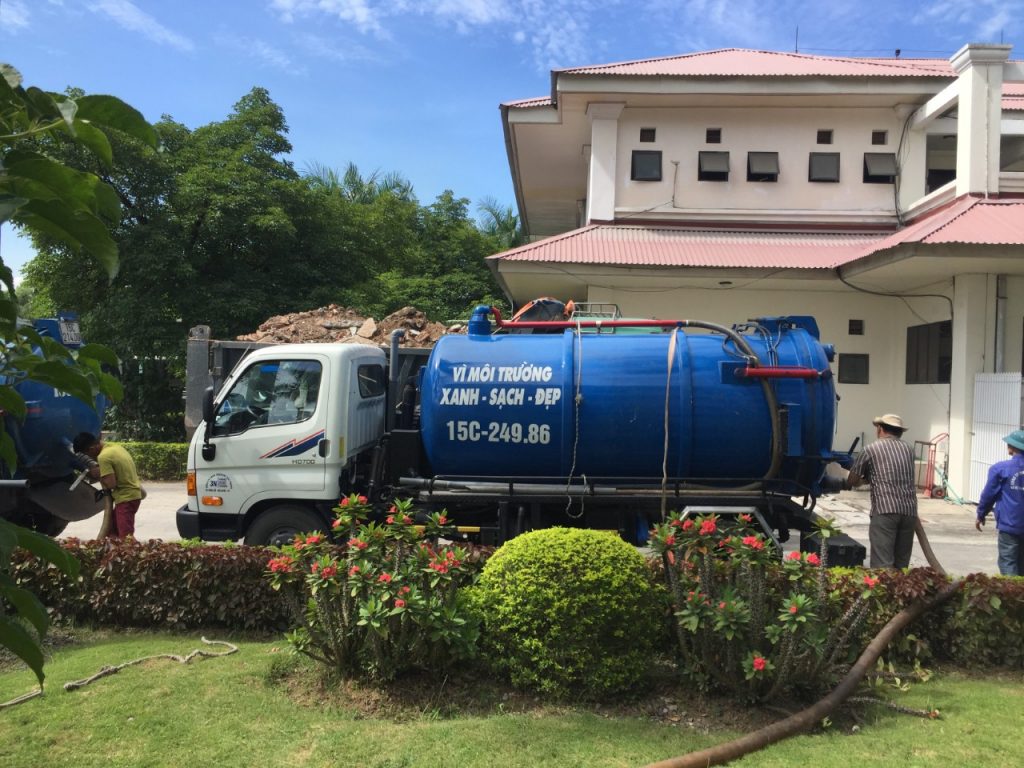 thông hút bể phốt hải phòng