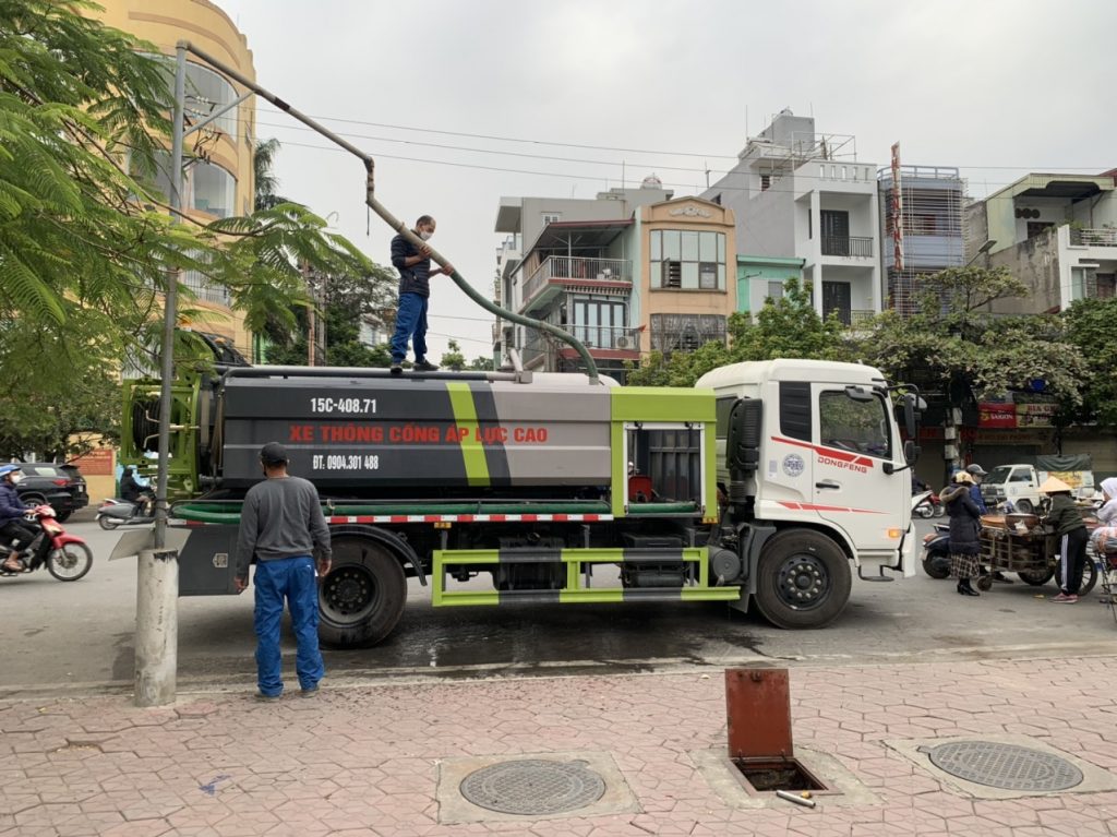 thông tắc cống hải phòng